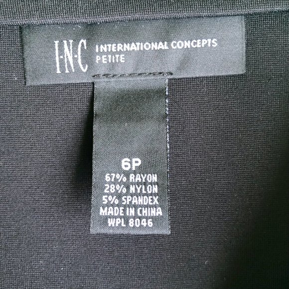 INC Petite Black Sailor Style Mini Skirt - Picture 3 of 5